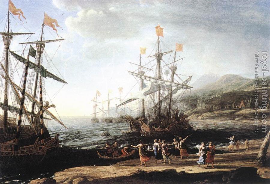 Claude Lorrain : Marine with the Trojans Burning their Boats